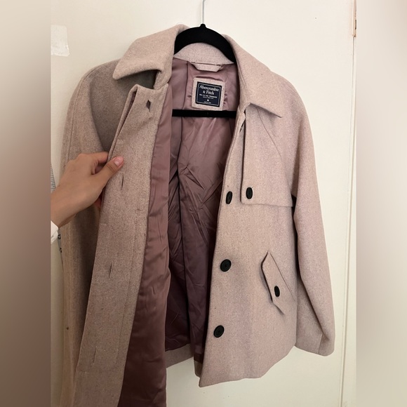 Abercrombie&Fitch Wool Blend Swing Coat - Picture 5 of 10